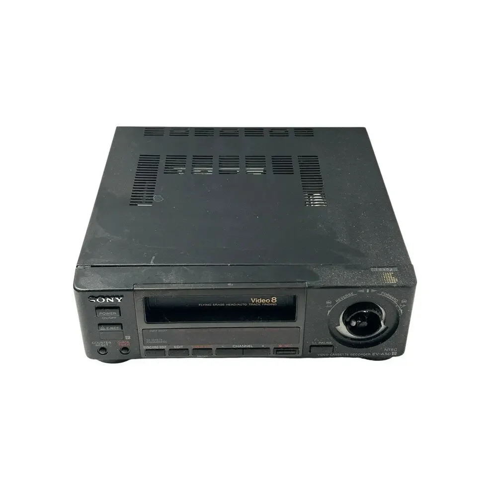 Sony EV-A50 Video8 8mm VCR Video Cassette Recorder PARTS ONLY w/Manual +Remote